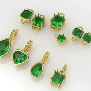 emerald pendant bracelet boxes